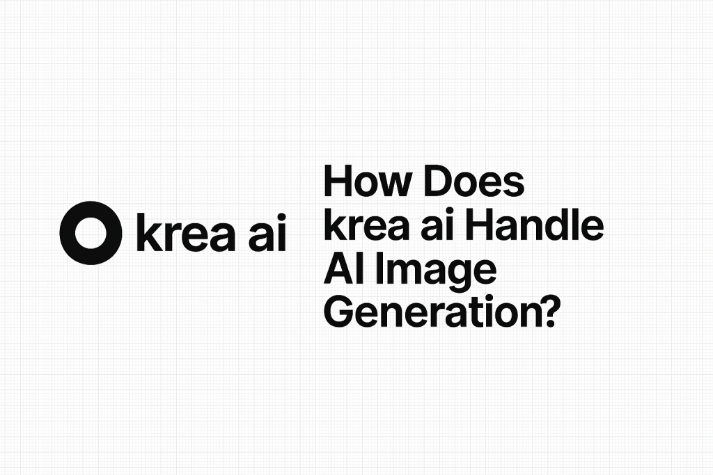 How Does krea ai Handle AI Image Generation
